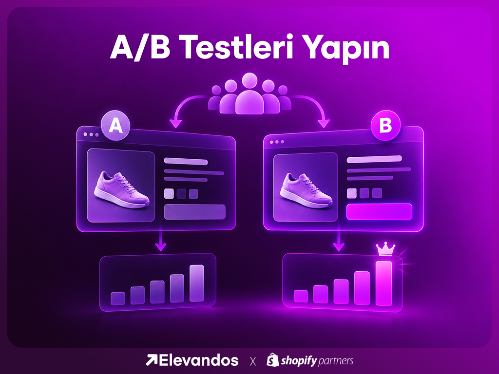 E-ticaret dönüşüm oranı AB testleri