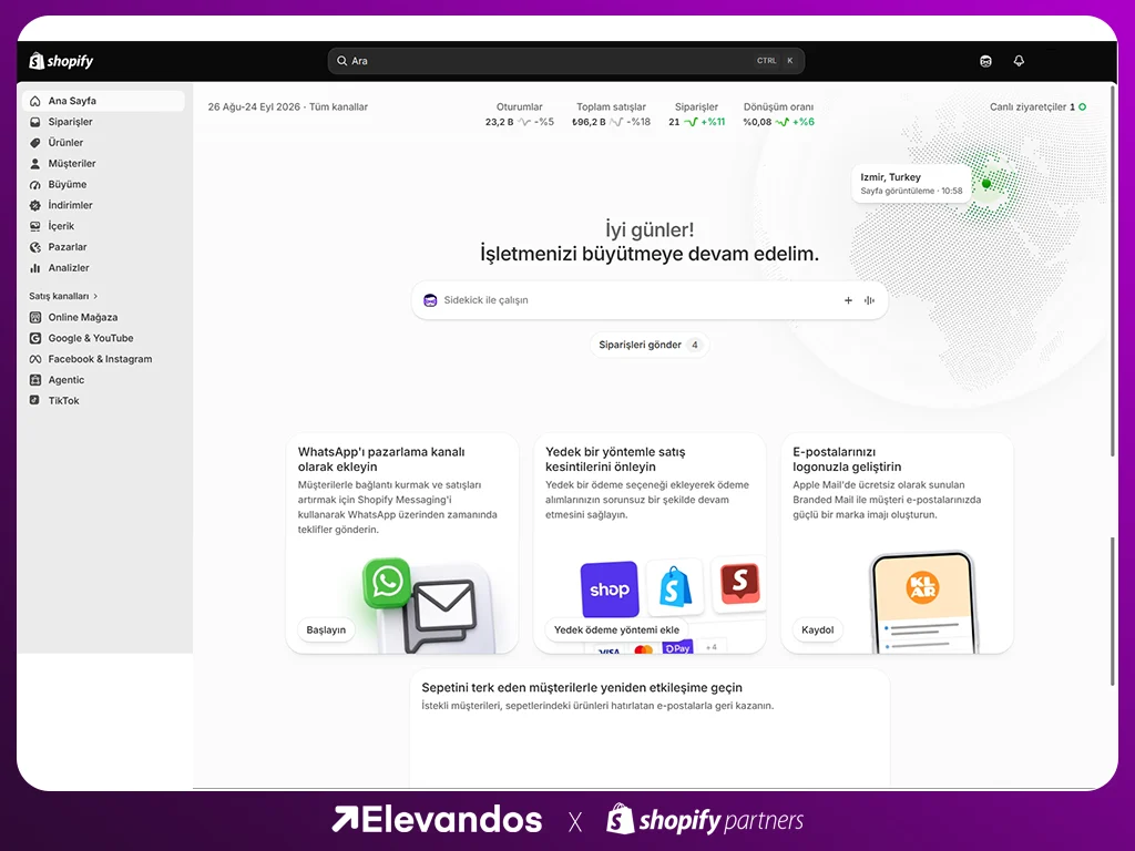 Shopify mağaza kurulumu ücretleri