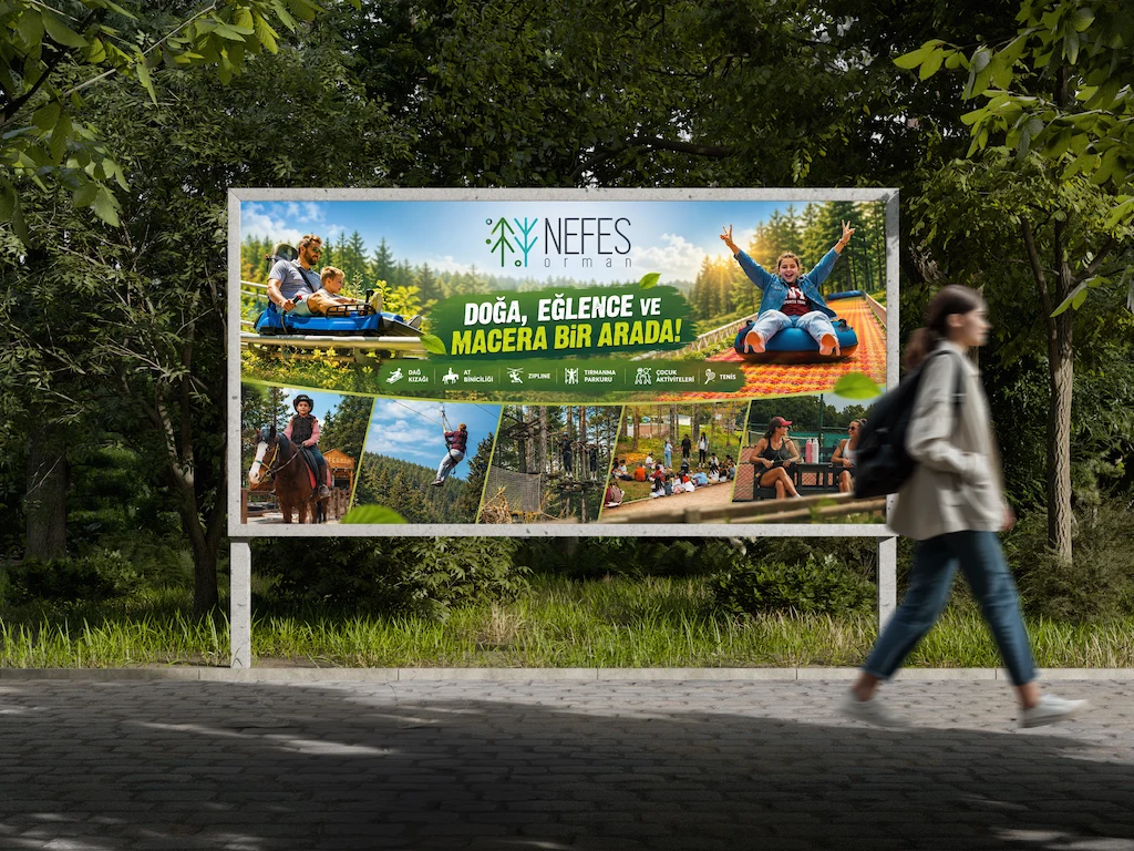Nefes Orman İstanbul Billboard Tasarımı